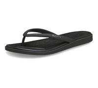 Crocs Miami Matte Round Toe Flip, Tongs Femme, Noir, 34 EU