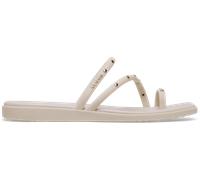 Crocs Miami Studded Toe Loop Sandales Femmes Almond Tint 36