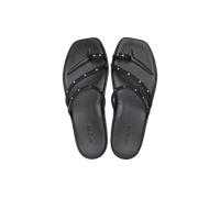 Crocs Femme Miami Studded Toe Loop Sandal Sandales, Black, 42/43 EU
