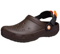 Crocs Mixte Adulte Classic Work Clogs, Slip Resistant Shoes Sabot, Café, 4 Women/2 Men