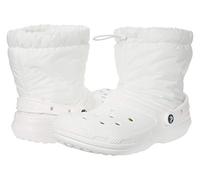 Crocs Mixte Classic Lined Neo Puff Boot Botte de neige, Blanc, 45/46 EU
