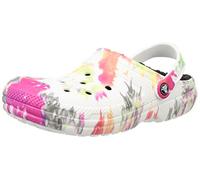 Crocs Mixte Classic Lined Tie-Dye Clog Sabots, Blotched Tie Dye, 36/37 EU