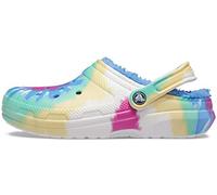 Crocs Mixte Classic Lined Tie-Dye Clog Sabots, Pastel Tie Dye, 41/42 EU