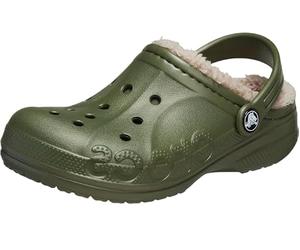 Crocs Mixte enfant Baya Lined Clog K Sabot, Army Green, 30-31