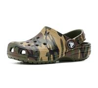 Crocs Mixte Enfant Classic Camouflage Clog T, Army Green Multi, 23/24 EU
