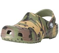 Crocs Mixte Enfant Classic Camouflage Clog T Sabot, Vert armée, Multicolore, 27/28 EU
