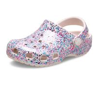 Crocs,Mixte Enfant,Classic Dazzle Glitter Clog T,Crème au Cacao,23-24