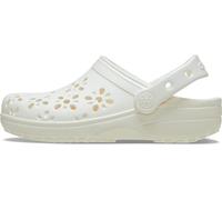Crocs Mixte Enfant Classic Floral Cut Out Clog T Sabot, Chalk, 19-20