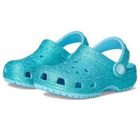 Crocs Mixte Enfant Classic Glitter Clogs (Toddler) Sabot, Verre teinté, 5