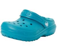 Crocs Mixte Enfant Classic Lined Clog T, Bleu Sarcelle Turbo, 6 UK Child EU