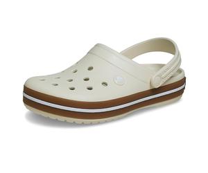Crocs,Mixte Enfant,Crocband Gum Clog K,Blanc du Sommet,34-35