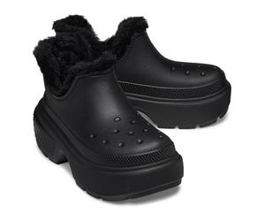 Crocs Mixte Stomp Lined Shorty Boots, Noir, 37 EU