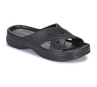 Crocs Mules Cl Womens Cross Strap in Noir 39 / 40