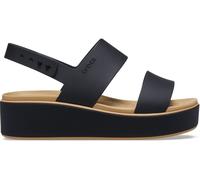 Crocs Nude Brooklyn Matte Wrap Low Wedges