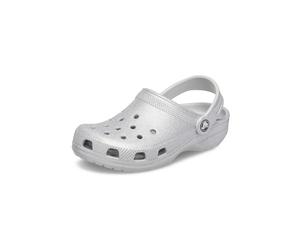 Crocs, Paillettes argentées, 9 UK Child