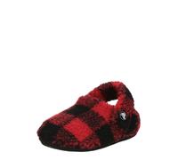 Crocs Unisexe Enfant Classic Buff Check Cozzzy Slipper T Chaussures à enfiler, Varsity Red/Black, 27/28 EU