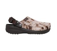 Crocs - Sabot Crafted Pony Hair - unisex - Chaussures - Brun - Taille: 39 EU