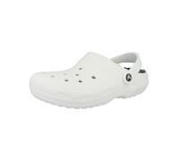 Crocs Unisexe Adulte Classic Lined Clog Sabots, White/Grey, 42/43 EU