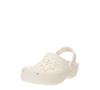 Crocs Classic Floral Cut Out Clogs Blanc EU 41-42