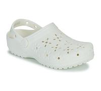 Crocs Sabots Classic Floral Cut Out Clog in Blanc 37 / 38