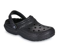 Crocs Sabots Classic Fuzz Lined Glitter Clog in Noir 37 / 38