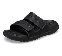 Crocs Sabots Classic Yukon Vista II, sabots pour hommes, dessus en simili-cuir et sangles de talon réglables, noir, taille 48-49 EU