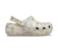 Crocs Sabots classiques à plateforme florale pour femme, Meteor, 38/39 EU