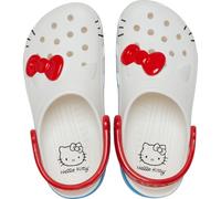 Crocs Sabots Classiques Hello Kitty Unisexes pour Adulte, Blanc, 10 Women/8 Men