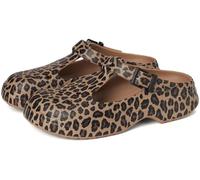 Crocs Sabots classiques Mary Jane unisexes pour adulte, Sépia/Léopard, 8 Women/6 Men