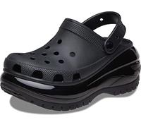 Crocs Sabots Classiques Mega Crush Unisexes | Chaussures à Plateforme, Noir, 37/38 EU