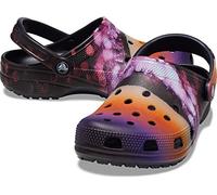 Crocs Sabots Classiques Unisexes pour Adulte, Motif Floral, Bleu Marine/Espace méta, 37 Hommes / 38 Femmes, Deep Navy Meta Space, 37.5 EU