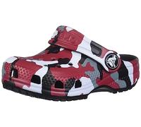 Crocs Sabots Classiques Unisexes pour Enfants | Chaussures Aquatiques à Enfiler pour garçons et Filles, Noir/Rouge, 11 UK Child