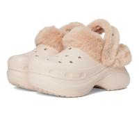 Crocs Sabots doublés Bae pour femme, pantoufles à plateforme pelucheuse, Quartz, 37-38 EU