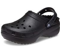 Crocs Sabots doublés Classiques à Plateforme pour Femme, Noir, 34/35 EU