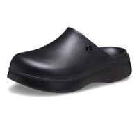 Crocs Sabots Dylan à plateforme crantée pour femme, noir, 9