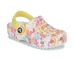 Crocs Sabots enfant CLASSIC CLOG creative dye in Blanc 23 / 24
