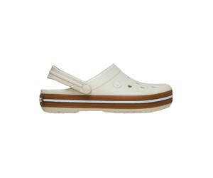 Crocs - Sabots ultra légers - Crocband Gum Clog Summit White - Taille 37-38 - Beige Beige 37-38