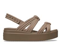 Crocs Sandales Brooklyn Knot Low Wedge compensées pour Femme Latte 37 EU