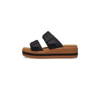 Crocs Femme Mule Brooklyn Woven Buckle marron/noir Taille 36,5