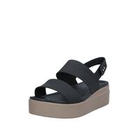 Crocs Sandales Brooklyn Low Wedge Femme Noir/Beige Taille 37
