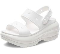 Crocs Sandales classiques Mega Crush unisexes pour adulte | Sandales à plateforme, blanc, 9 Women/7 Men