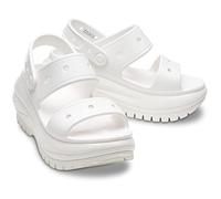 Crocs Sandales classiques Mega Crush unisexes pour adulte | Sandales à plateforme, blanc, 9 Women/7 Men