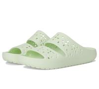 Crocs Sandales classiques unisexes à motif floral, Vert 1, 37/38 EU