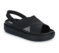 Crocs Sandales compensées BROOKLYN LUXE X-STRAP in Noir 39 / 40