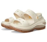 Crocs Sandales compensées classiques Mega Crush unisexes pour adulte, taupe, 6 Women/4 Men