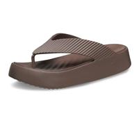 Crocs Sandales compensées Getaway pour femme, truffe, 39-40 EU