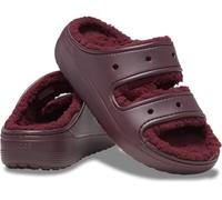 crocs Sandales Cozzy unisexes, Cerise foncée, 6 UK M/ 7 UK W (M7W9)