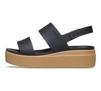 Crocs Sandales marron / noir chiné, Taille 42,5