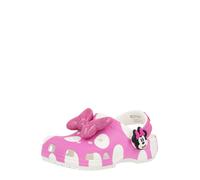 Crocs Sandales 'Minnie Mouse Cls' éosine / rose clair / noir / blanc, Taille 24-25