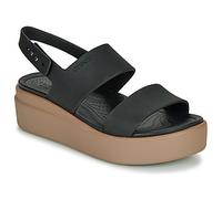 Crocs Sandales Brooklyn Low Wedge Femme Noir/Marron 42/43 EU